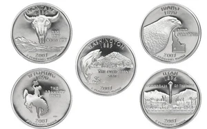 2007 S Washington Gem Proof 90% Silver Deep Cameo Quarter Roll. 40 Coins Total. - Picture 1 of 2