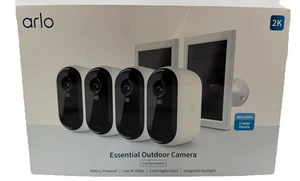 Arlo Security Cameras,  4 Camera Outdoor with Solar Panels, 2K - VMK3450 - Picture 1 of 4
