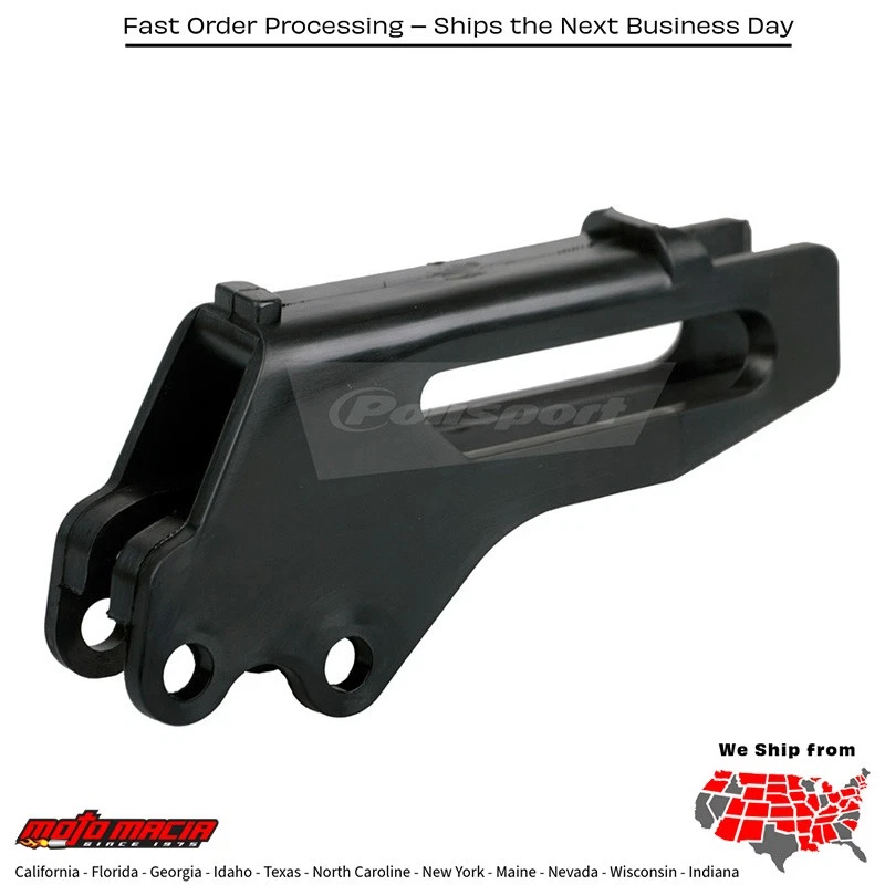 GUÍA DE CADENA NEGRA Yamaha YZ450F 2005-2006 Yamaha YZ125 2005-2007 Yamaha YZ250 Foto 1 de 1