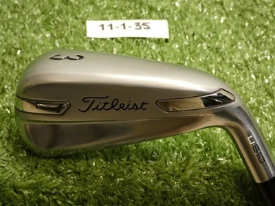 Titleist U510 20* 3 Utility Iron HZRDUS Smoke 80g 6.0 Stiff Graphite Mint - Image 1 of 4