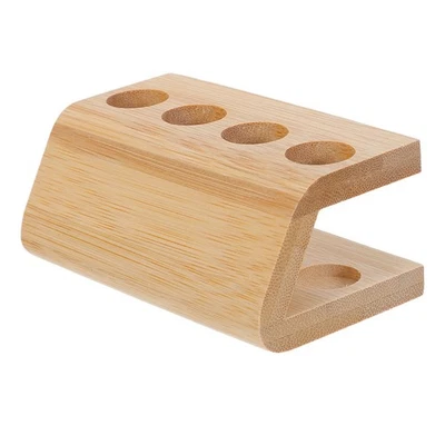  Toothbrush Head Storage Rack Bamboo Organizer Stand Electric Holder - Image 1 of 4