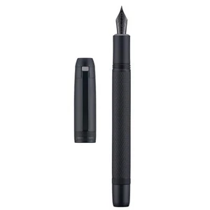 Jinhao 92 Black Fountain Pen Medium Nib Solid Metal with Converter Smooth Wri... - Picture 1 of 8