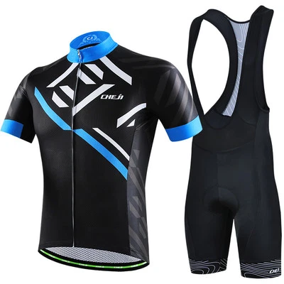 CHEJI светоотражающий Велосипедный Комплект Велосипедная Одежда Рубашка Мужские Мягкие Шорты / Комплект Комбинезонов - Изображение 1 из 4