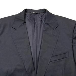 Canali Blazer Jacket Men’s Size US 44L EU 54L Sports Coat Wool Navy Blue - Picture 1 of 23