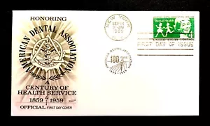 US Postage SC #1135 DENTAL HEALTH FDC Fleetwood cachet $5.95 Free shipping - Picture 1 of 2