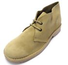Mens Stone Retro 70s MOD Style Real Suede Desert Boots