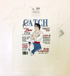 BNWT Disney The Little Mermaid - Prince Eric Women's t-shirt Sz XS Great Catch - Picture 1 of 1