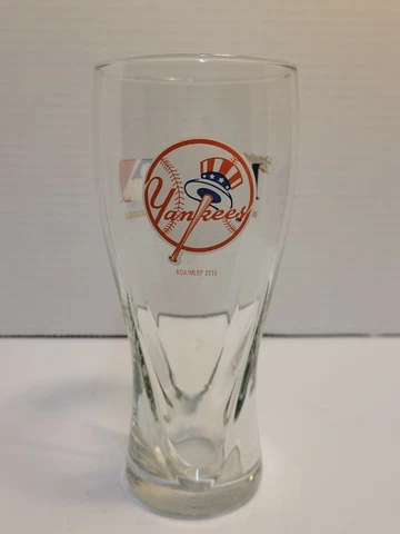 New York Yankees Miller Lite MLB Pint Beer Glass 2015 Cover