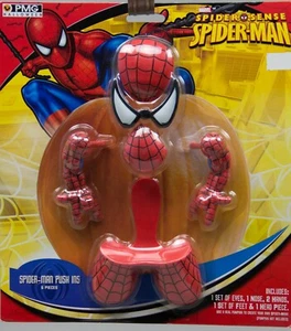 Halloween Marvel Spider-Man Spiderman Pumpkin Push In 6 Piece NIP - Picture 1 of 1