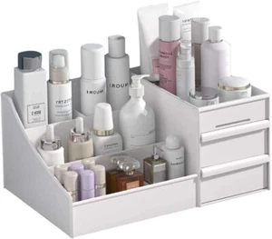 skin care organizer,Makeup Desk Organizer With Drawers,Countertop Organizer for - Picture 1 of 7