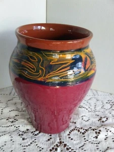 Beautiful Hand Thrown Pottery Vase Artist Signed 6" - Picture 1 of 5