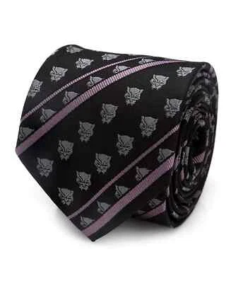 Corbata de cuello a rayas para adultos Marvel Black Panther de Cufflinks INC. Foto 1 de 4