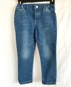 7 for All Mankind jeans, medium blue, adjustable waist, girls 4T - Picture 1 of 5
