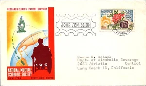 Monaco 1982? FDC - Nat'l Multiple Sclerosis Society - F66977 - Picture 1 of 2