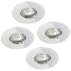 Litecraft Recessed Downlight Fire Rated Spotlight in Chrome - 4 Pack Clearance  