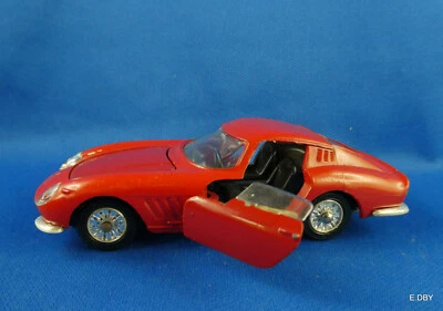 ANCIENNE  FERRARI 275 GTB 1964 DINKY MADE IN FRANCE  PORTES ET CAPOTS OUVRANTS   - Photo 1/4