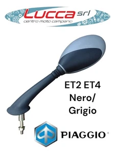 563866 Specchio Sinistro Originale Nero/Grigio Piaggio Vespa ET2 - ET4 - Bild 1 von 1