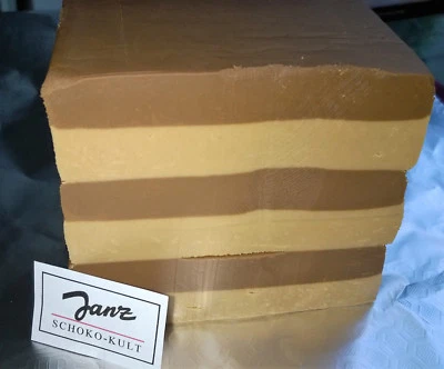 Janz feinster Schichtnougat 1/4 Block 600g - unser Bester ! - Bild 1 von 3