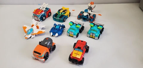 Playskool Transformers Rescue Bots Action Figures Lot Of 9 Academy Energize Cover