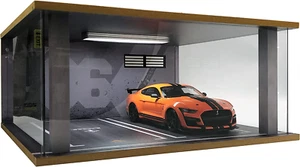 Estuche de exhibición de automóvil modelo a escala 1/18 - Estuche de exhibición de garaje para automóviles 1:18 con acrio transparente - Imagen 1 de 8