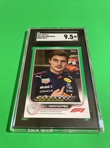 2022 Topps Formula 1 F1  Max Verstappen #162 Green #35/75 SGC 9.5!! Super Max - Picture 1 of 3