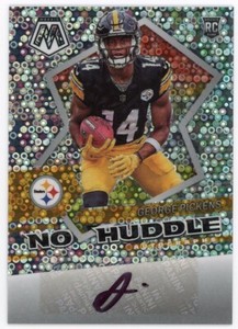 2022 Panini Mosaic No Huddle George Pickens RC Rookie Auto #ANH-GP