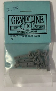 Grandt Line HO #22 Dummy Tower Couplers (Narrow Gauge) - Picture 1 of 2