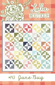 Quilt Pattern JUNE BUG Moda LELLA BOUTIQUE Charm Friendly LITTLE MISS SUNSHINE - Picture 1 of 5