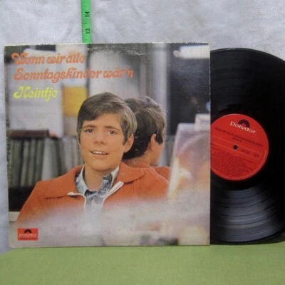 HEINTJE SIMONS record album Dutch singer Wenn Sonntagskinder vinyl 1971 import - Image 1 of 2