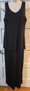 Onyx Nite Black Size 8 Sleeveless Maxi Dress - Picture 1 of 3