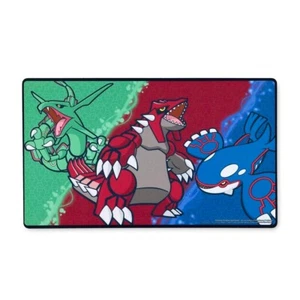 Pokemon Rubber Play Mat Playmat In Box Legends of Hoenn Rayquaza Groudon Kyogre - Picture 1 of 3