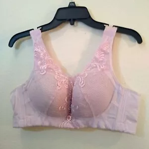 Jeweled Plus Size Push-up Bra Wire-Free Seamless Soft Cup Everyday Bra - Picture 1 of 5