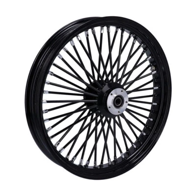 Big Spoke Felge vorne DF Schwarz 3,5x23" für Harley-Davidson mit TÜV! - Bild 1 von 2