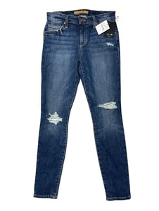 NEW Joes Jeans Aveline Skinny Ankle Jeans 26 Dark Ripped Distressed Denim NWT - Picture 1 of 6