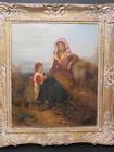 Mother and Child Circa 1880 Oil by Frederick Gerald Kinnaird to £3,500
