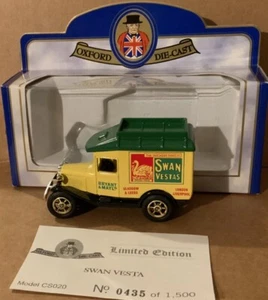Ltd Ed Oxford Diecast CS020 Swan Vesta #0435/1500 Boxed - Picture 1 of 9