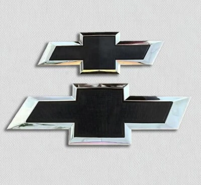 Fit 2015-2020 Chevrolet Tahoe Suburban Bowtie Emblem kit 84722856 Front & Rear - Image 1 of 4
