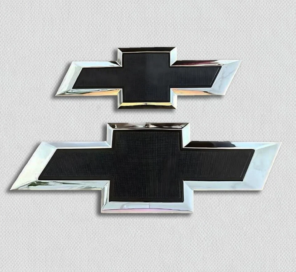 Fit 2015-2020 Chevrolet Tahoe Suburban Bowtie Emblem kit 84722856 Front & Rear - Image 1 of 4