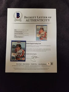 ALAN KULWICKI AUTOGRAPHED MAXX CARD FULL BECKETT LOA. SIGNED. AUTO!! - Picture 1 of 7