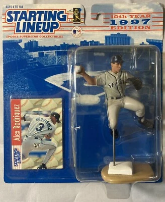 Kenner Starting Lineup 1997 MLB Alex Rodriguez Seattle Mariners Action Figure - Image 1 of 2