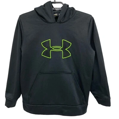 Under Armour youth kids black sweatshirt hoodie pullover size YMD - Image 1 of 4