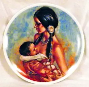 Royal Bayreuth Mother's Day Plate 1976 Young Americans #3 Leo Jansen Porcelain - Picture 1 of 4