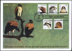 Sc. 4608-12 Birds of Prey Dragon Cards FDC - Picture 1 of 1
