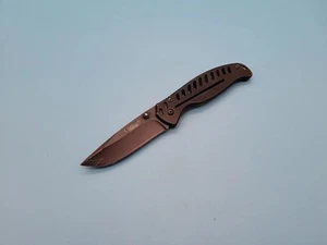 Camillus EDC3 Pocket Knife - Carbonitride Titanium - Frame lock - AUS-8 Blade - Picture 1 of 8