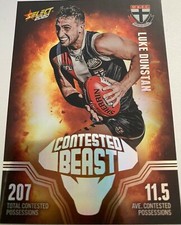 2020 AFL SELECT FOOTY STARS CONTESTED BEAST ST KILDA SAINTS LUKE DUNSTAN CB43