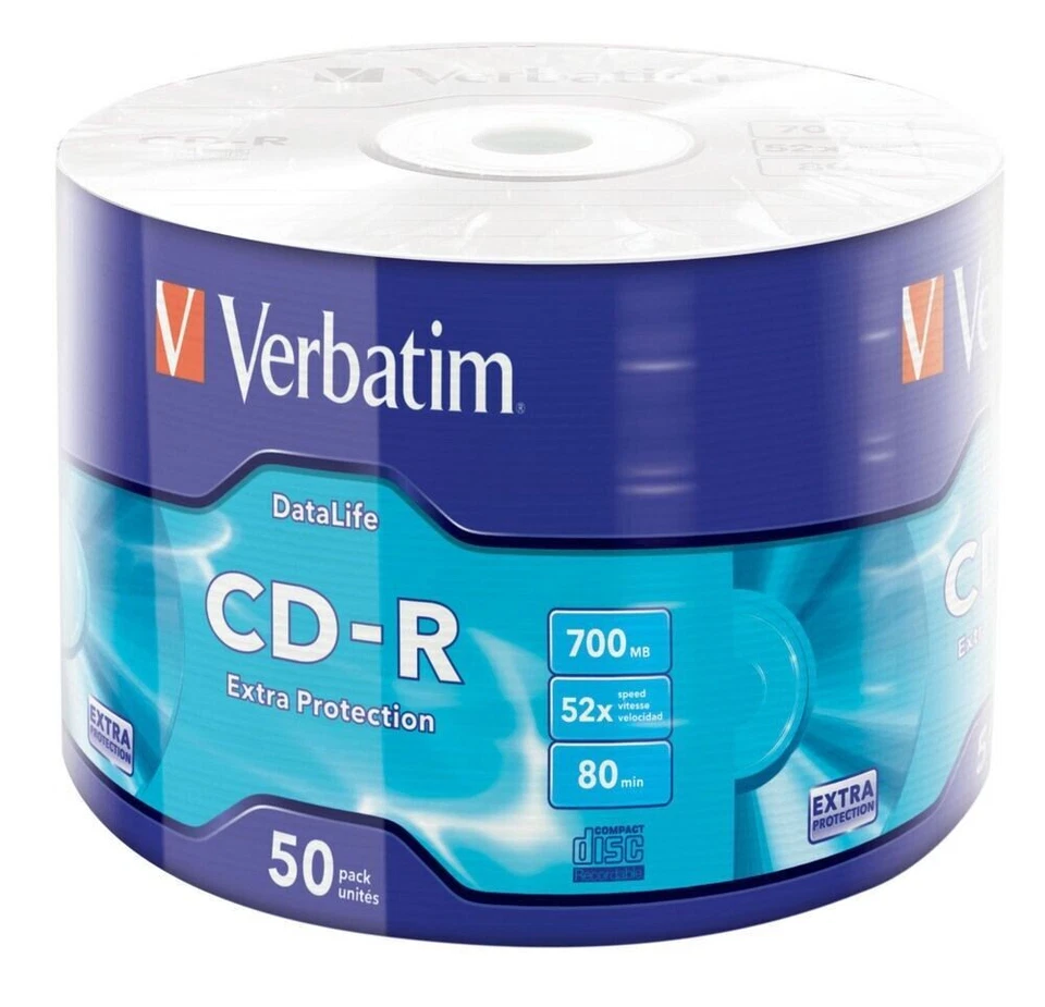 Verbatim 52x 700MB CD-R - 50 Stück