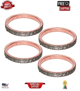 4 Exhaust Muffler Pipe Gaskets for Suzuki GSX-1300R Hayabusa 1999-2009 2011-15 - Foto 1 di 2