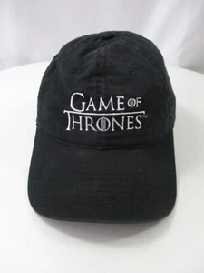 Game of Thrones Mütze Kappe Riemen hinten schwarz verstellbar bestickt Werbeartikel Herren - Bild 1 von 14