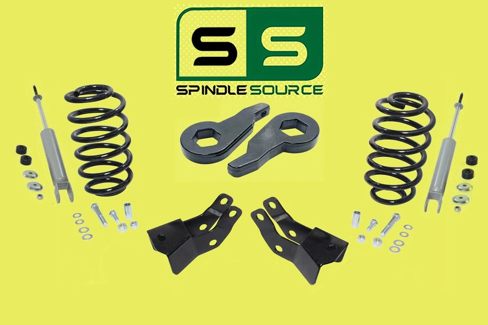 2-3" / 4" Drop Kit+Shocks+Ext FOR 00-06 Chevy GMC Tahoe Yukon  Escalade Suburban - Image 1 of 1