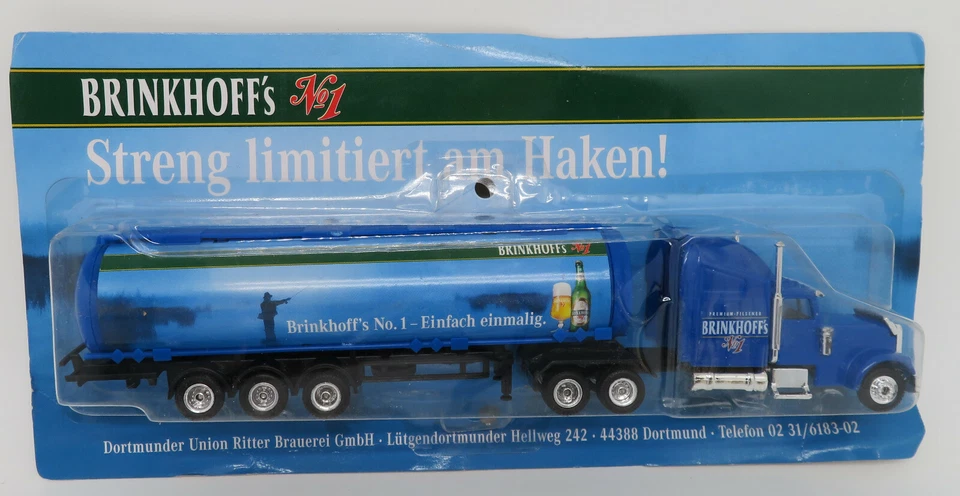 GRELL HO 1/87 CAMION CITERNE TRUCK TANKER FREIGHTLINER FLD BRINKHOFF'S N°1 BOX - Photo 1/4